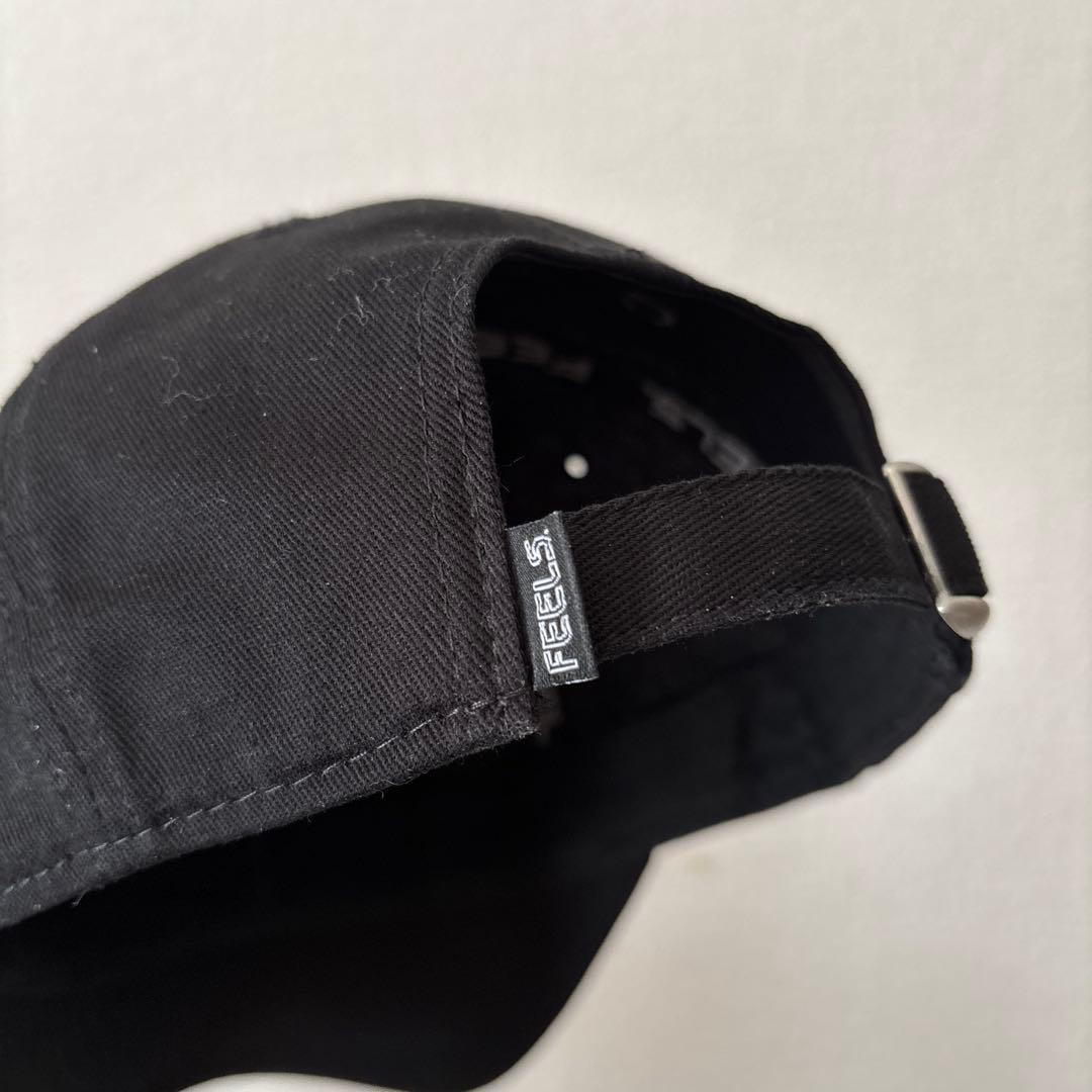 帽子 FEELS LOGO CAP BLACK