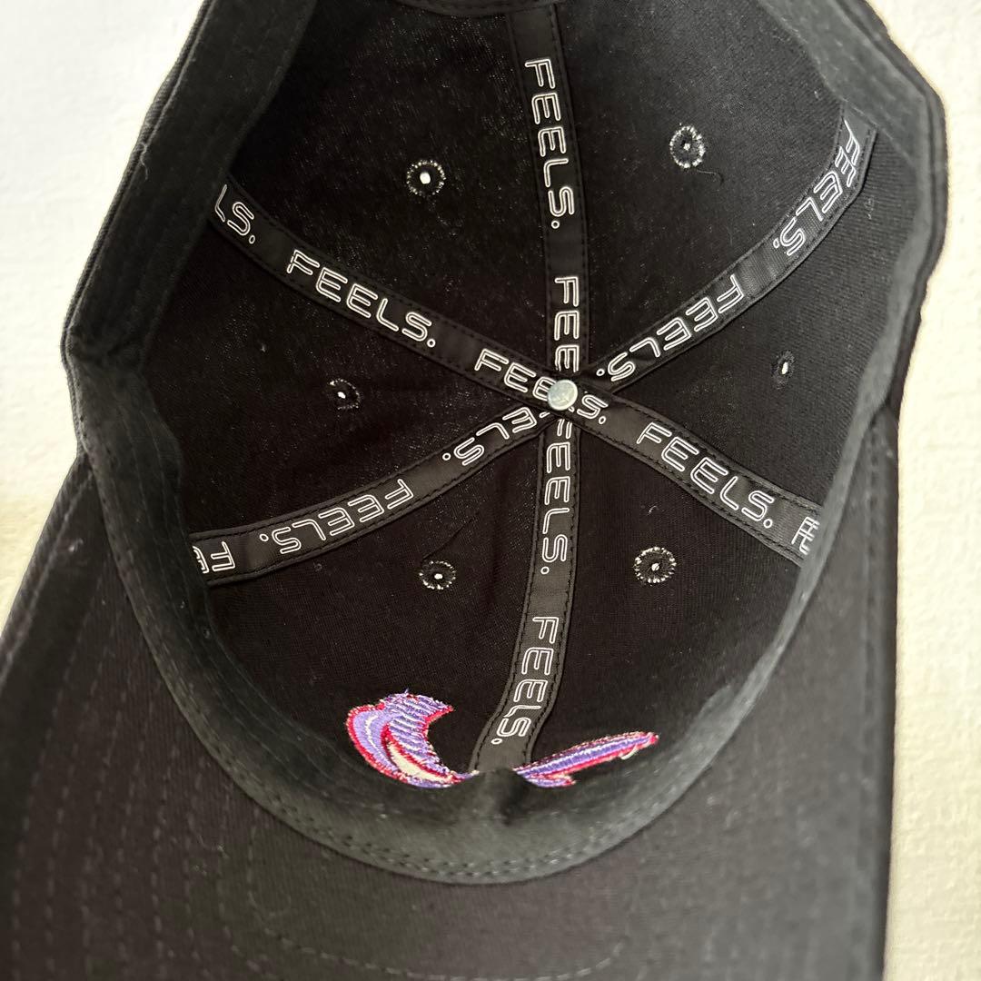 帽子 FEELS LOGO CAP BLACK