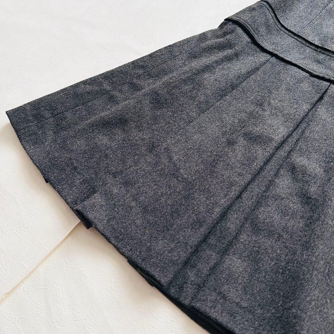 BURBERRY BLUE LABEL カシミヤ ジャンパースカート グレー
