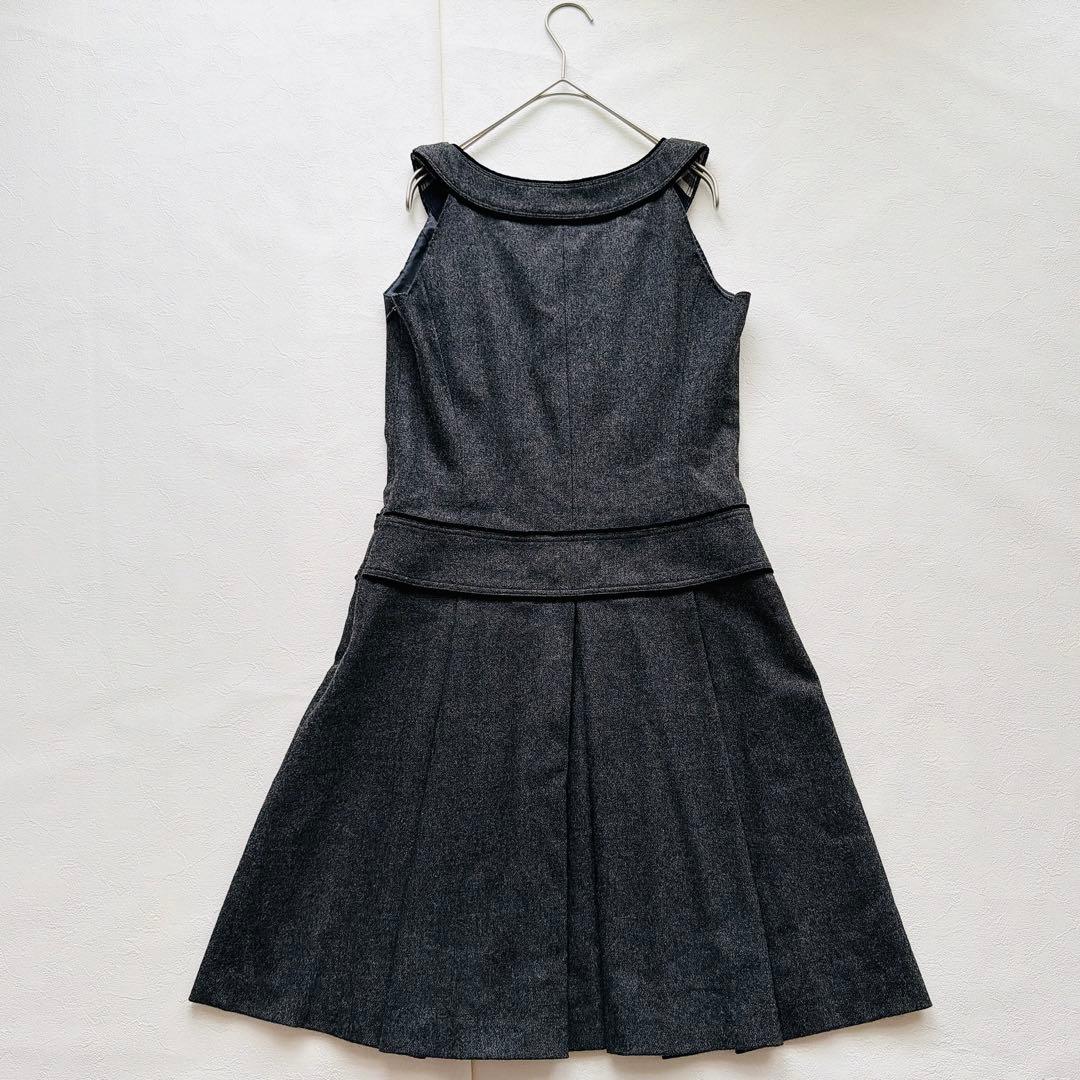 BURBERRY BLUE LABEL カシミヤ ジャンパースカート グレー