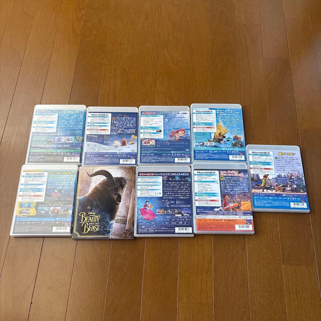 ディズニーmovie next DVD&Blu-rayセット※モアナのみDVD無