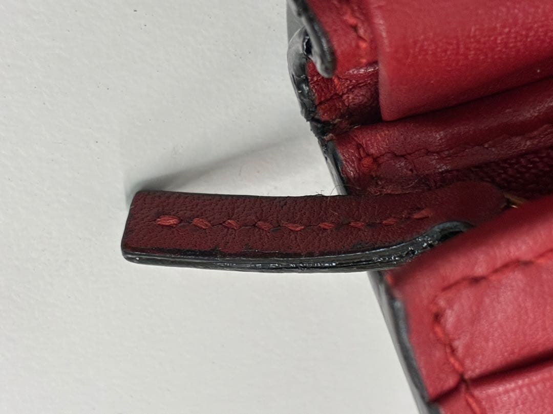 GUCCI グッチ　折り財布　チェリー　さくらんぼ ストーン全部あり
