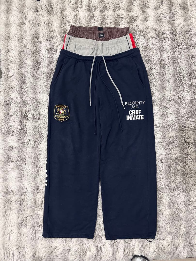 パンツ PROTOCOL INDEX 3 LAYERED SWEAT PANTS
