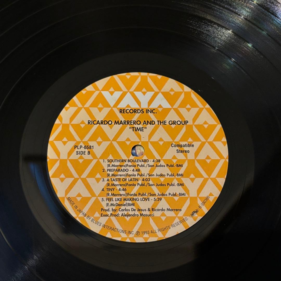 レコード Ricardo Marrero Time レアグルーヴ ラテン LP