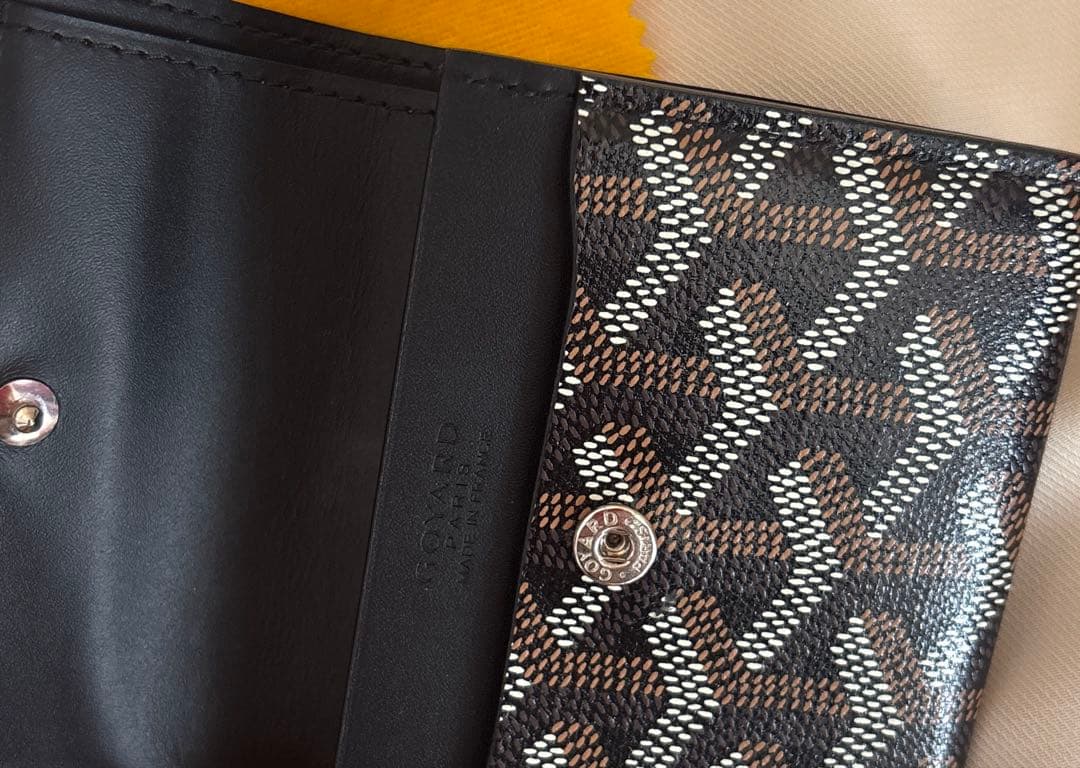 Goyard ゴヤール　マリニー ウォレット 財布　ブラック