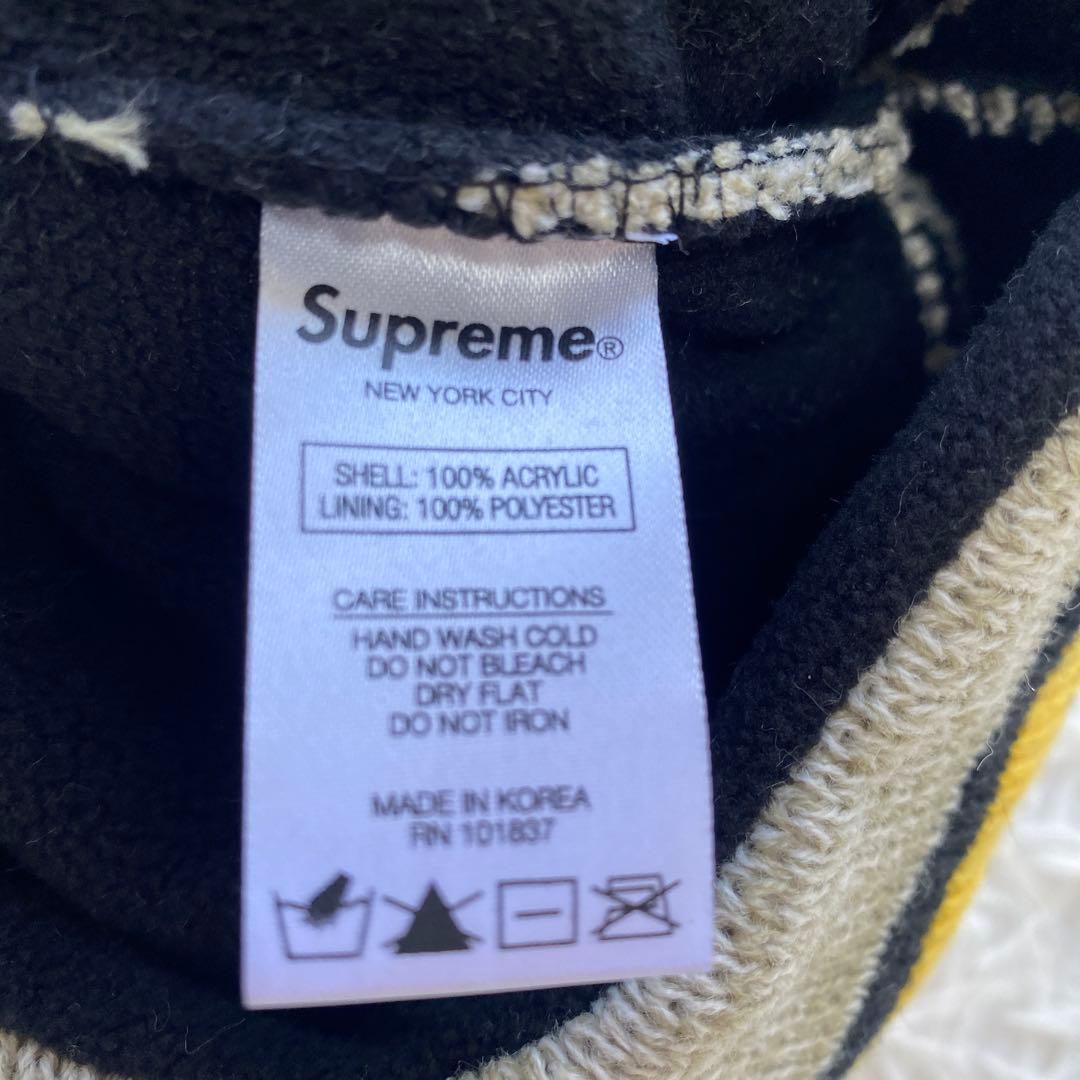 (*)様 新品　Supreme シュプリーム　イヤーフラップ　ビーニー　ニット帽