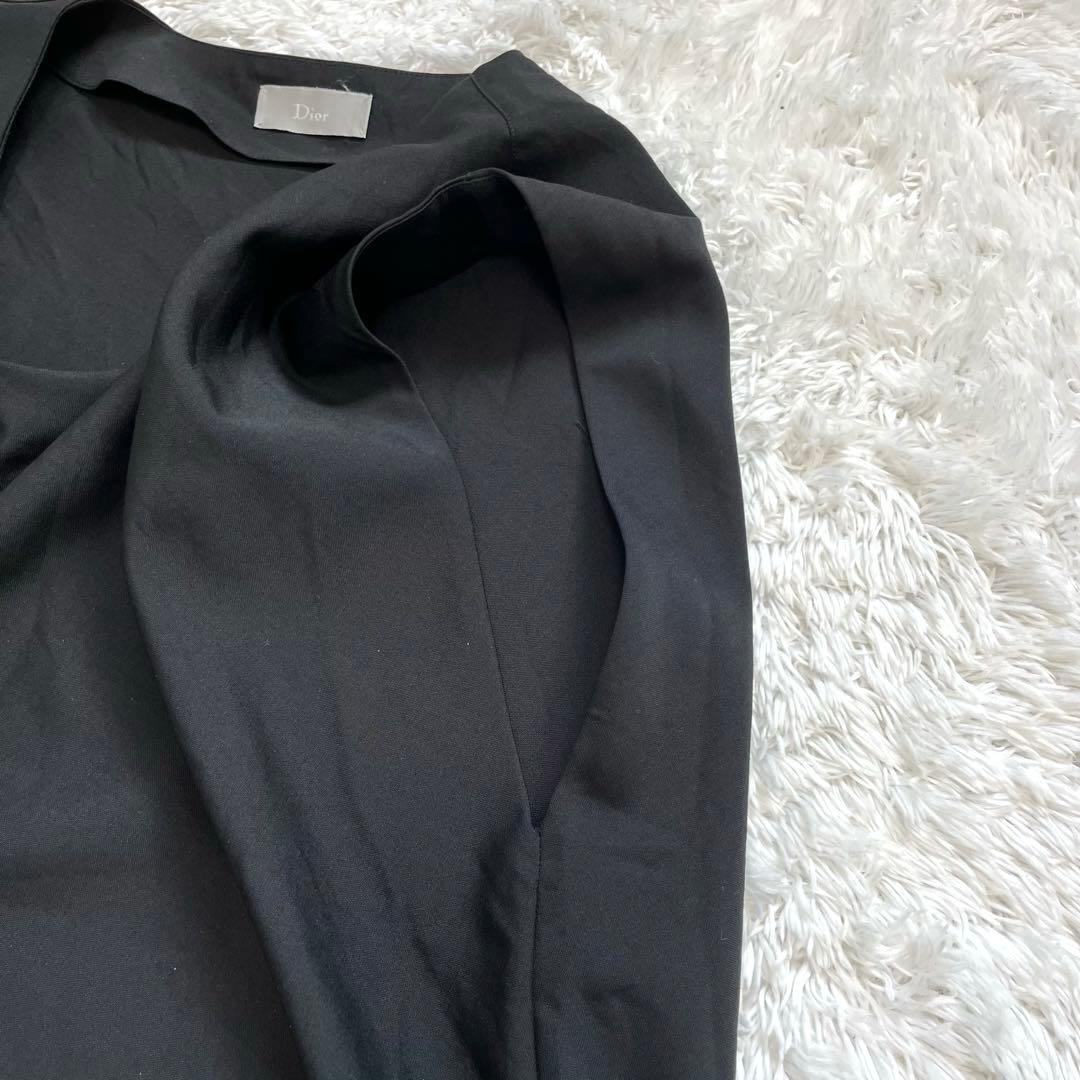 【レア 美品】Dior ディオール　アシンメトリーカットソー ロングシャツ 44