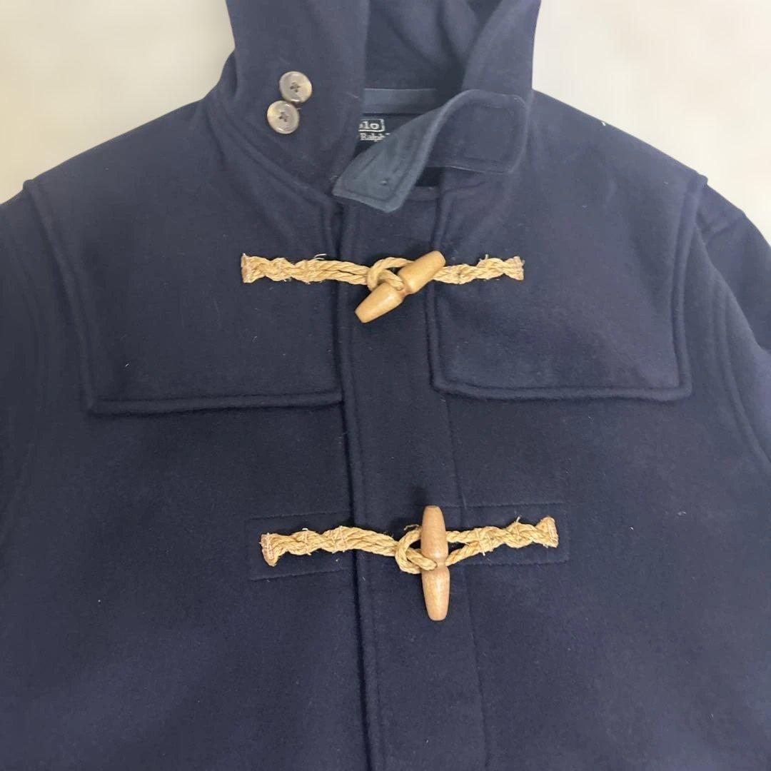 【極美品】USA製 ラルフローレン ダッフルコート ネイビー M