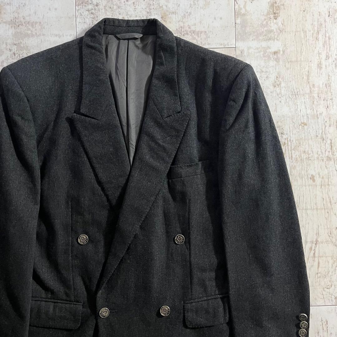 80s Christian Dior ディオール ダブル テーラードジャケット