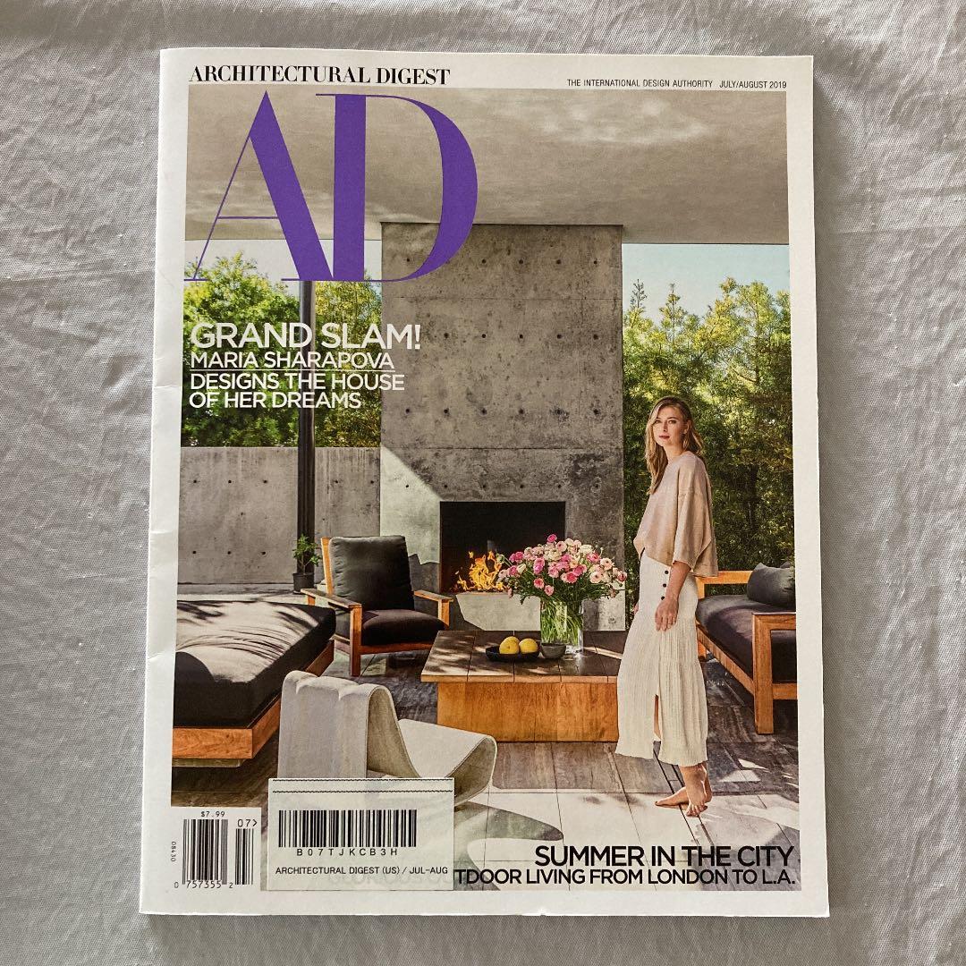 洋書 AD Architectural Digest 建築 マリア シャラポワ