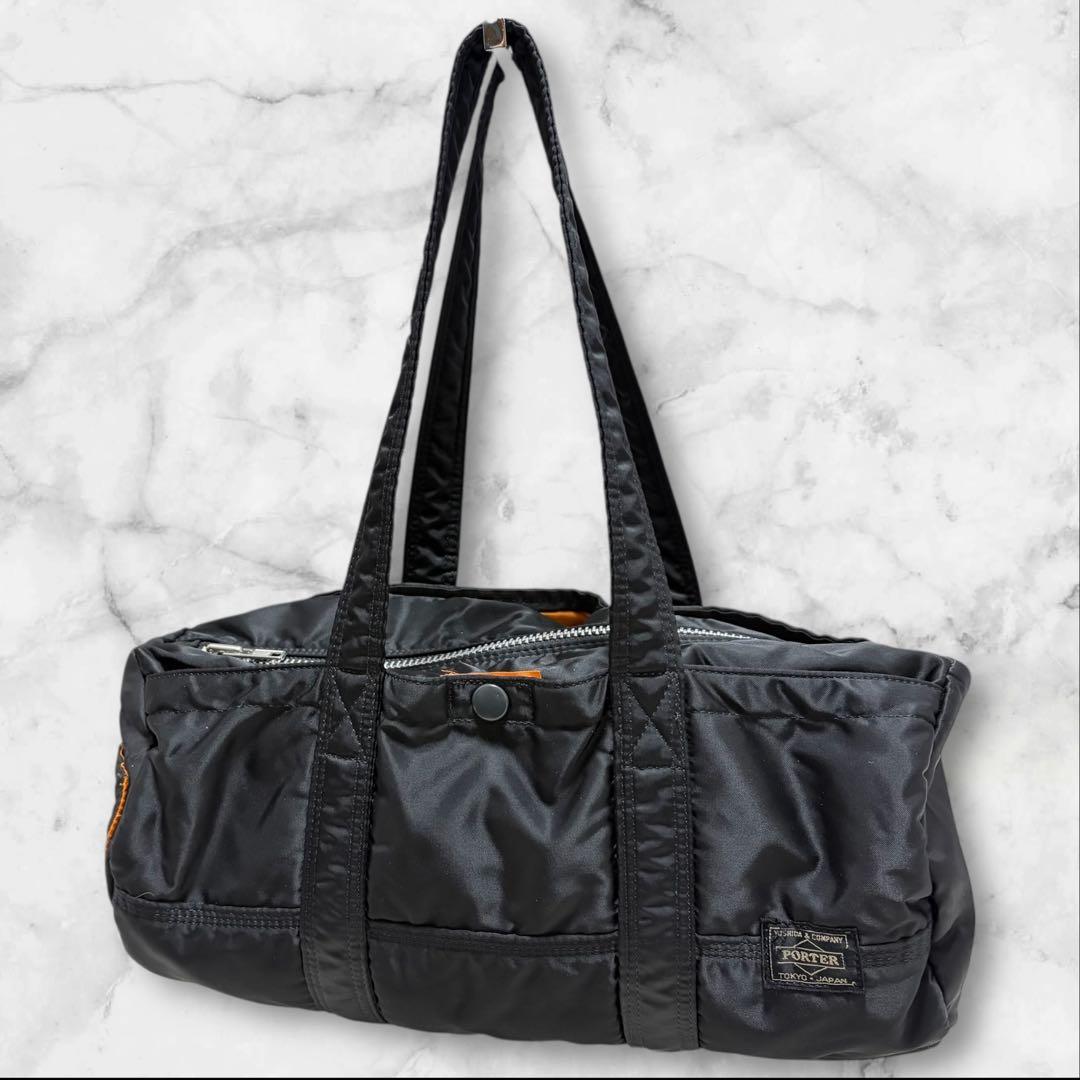 PORTER ポーター TANKER DUFFLE BAG(L)ブラック