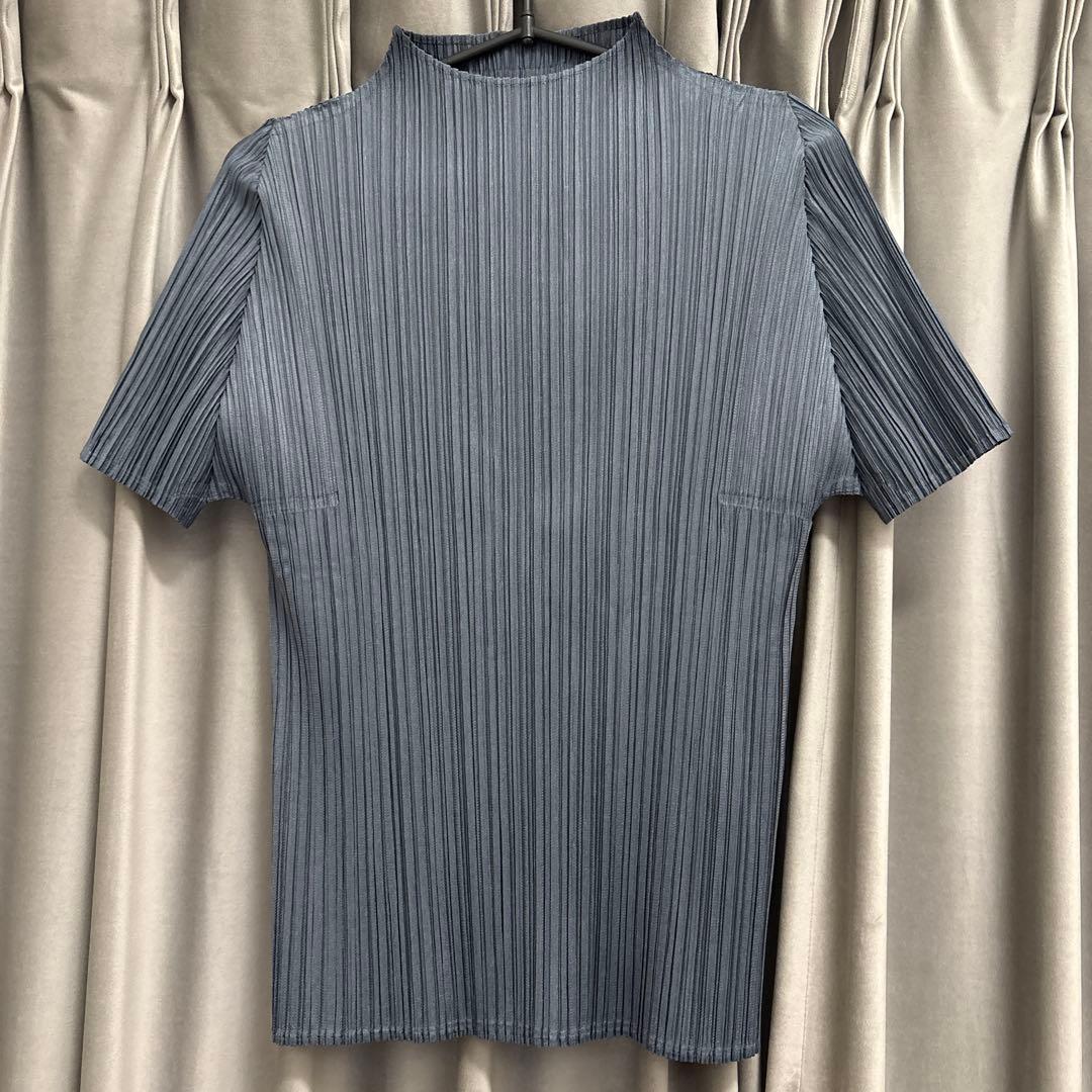 PLEATS PLEASE 5月 DARK BLUE GRAY サイズ3