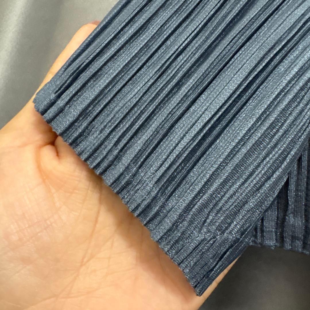 PLEATS PLEASE 5月 DARK BLUE GRAY サイズ3