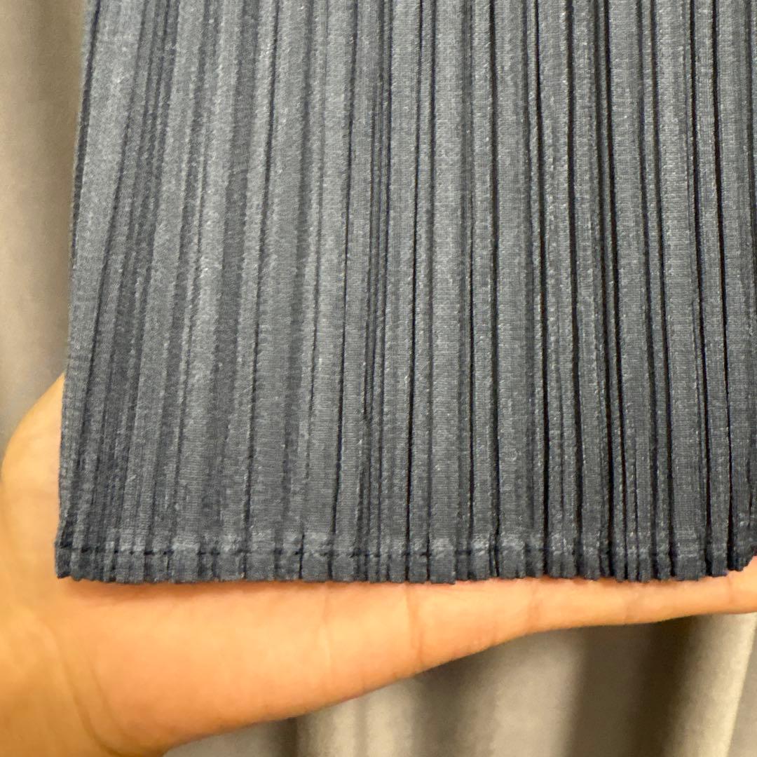 PLEATS PLEASE 5月 DARK BLUE GRAY サイズ3