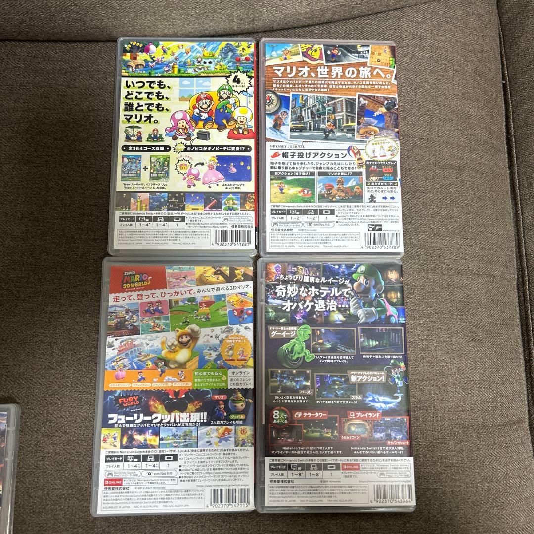 スーパーマリオブラザーズUデラックス、オデッセイ3Dワールドルイージマンション3