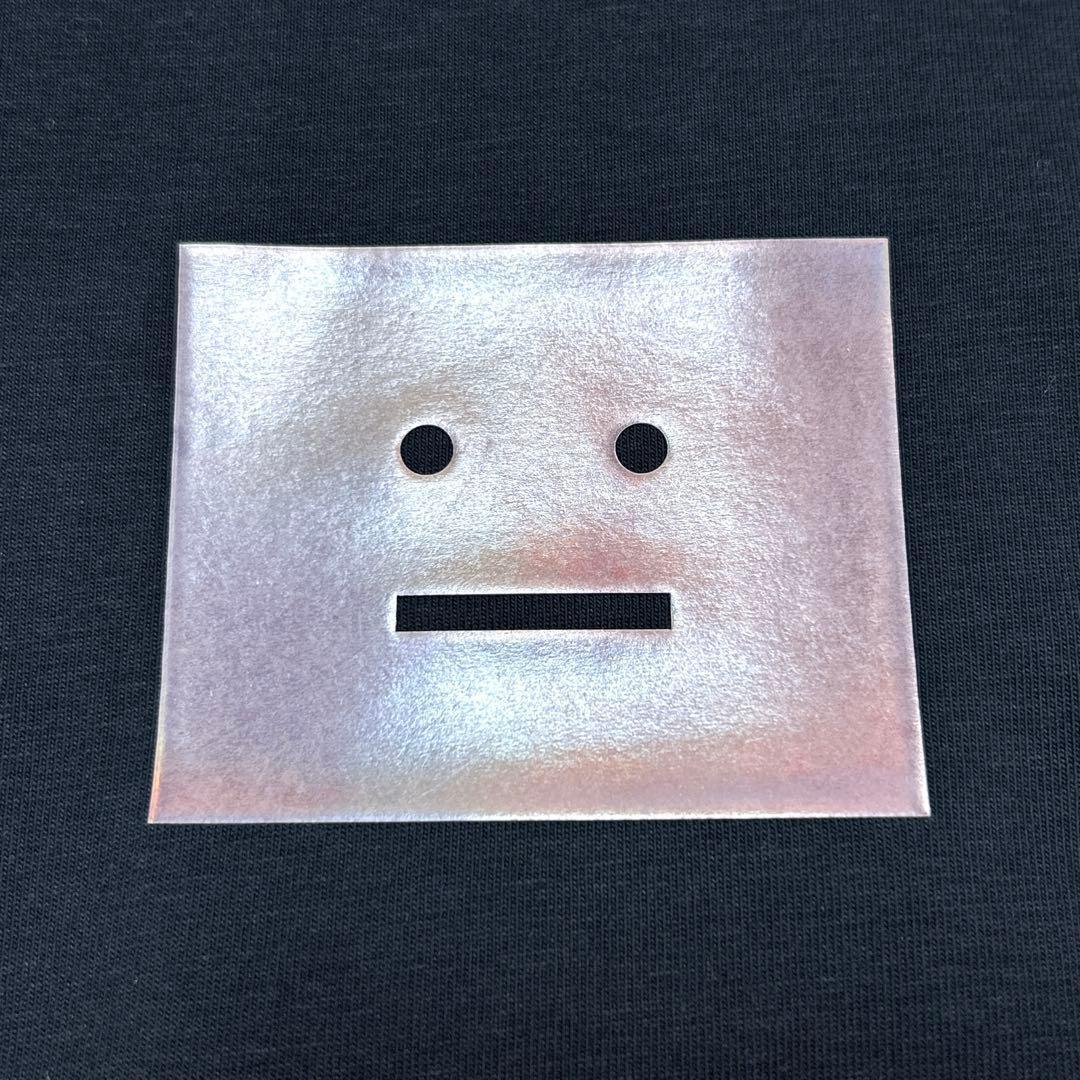 【極美品】アクネストゥディオス 半袖 フェイス Tシャツ XL ブラック 黒