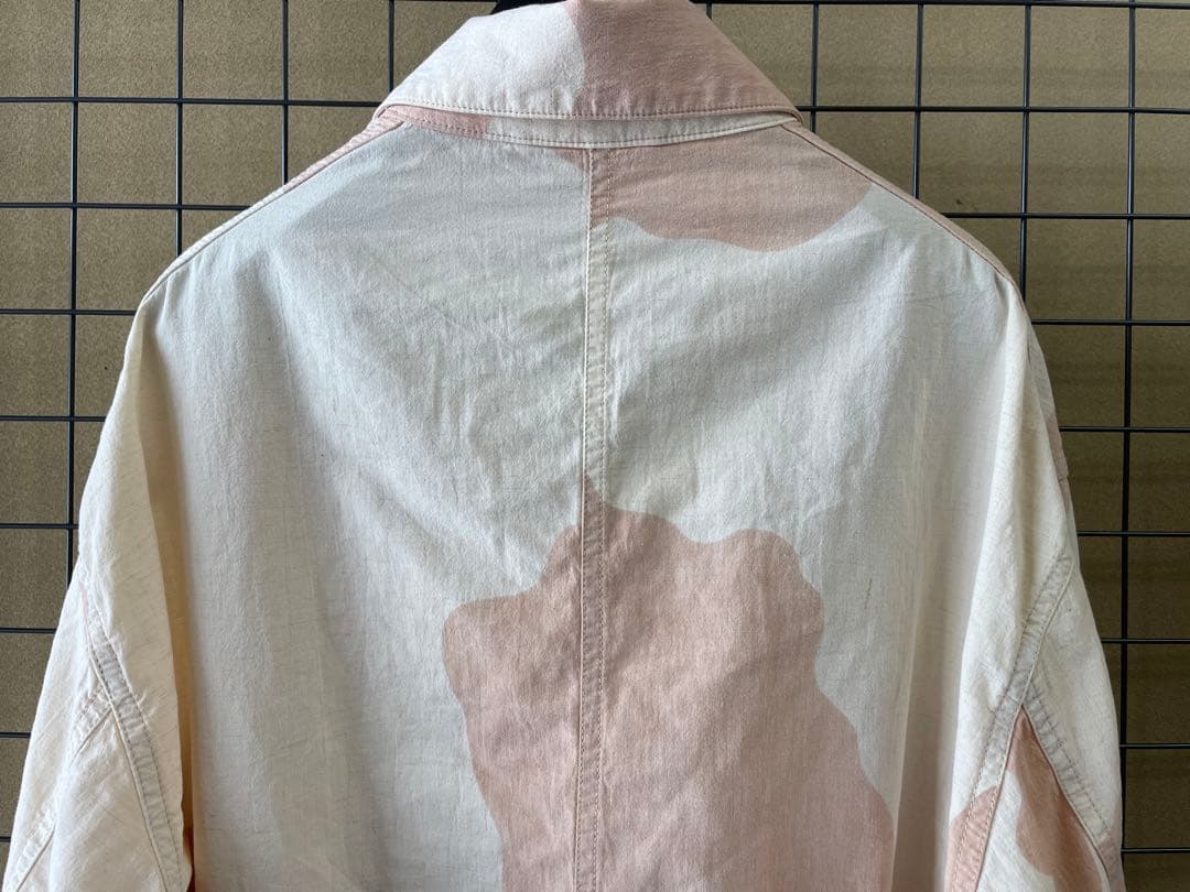 blurhmsブラームスCottonLinen Work Jacket Camo