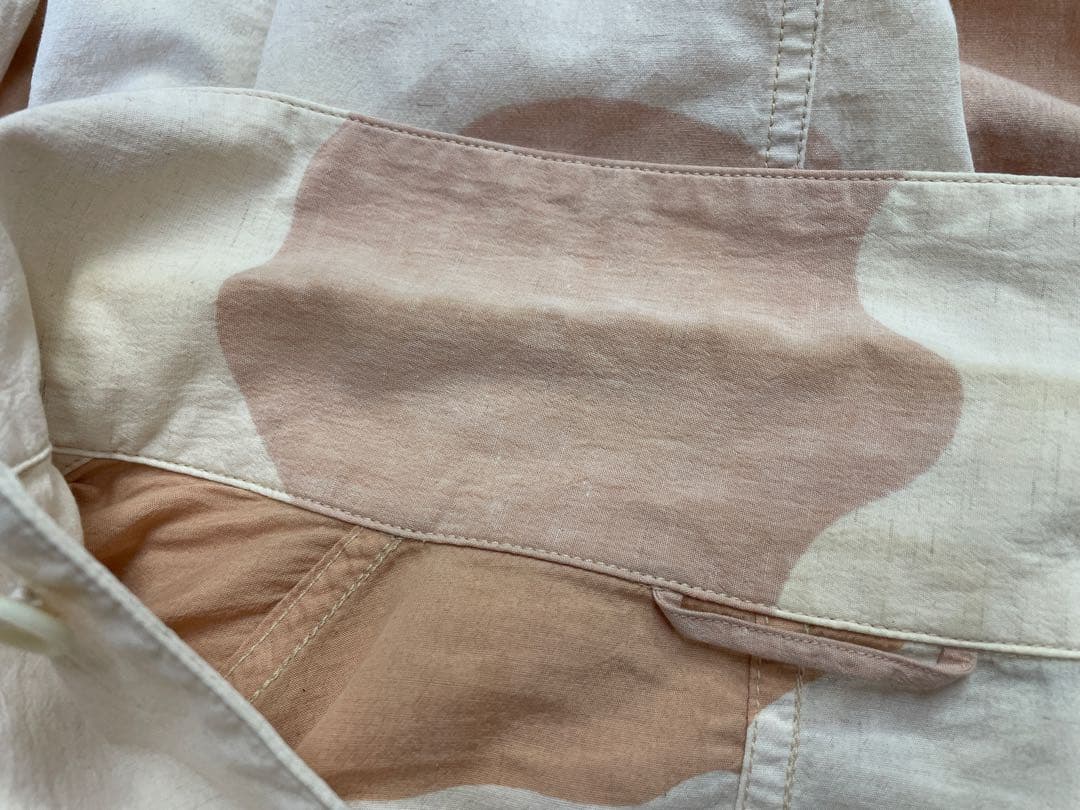blurhmsブラームスCottonLinen Work Jacket Camo
