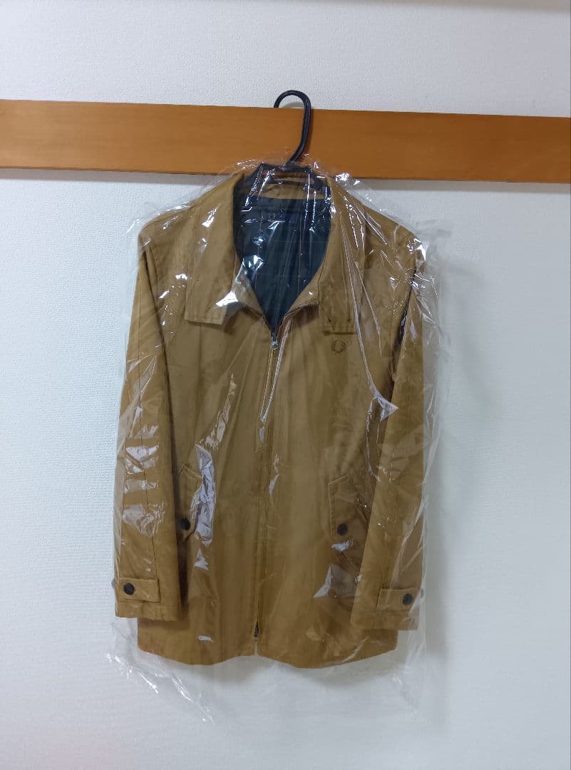 【美品】フレッドペリー　ハリントン　スイングトップ　ベージュ　S(М)　ラコステ