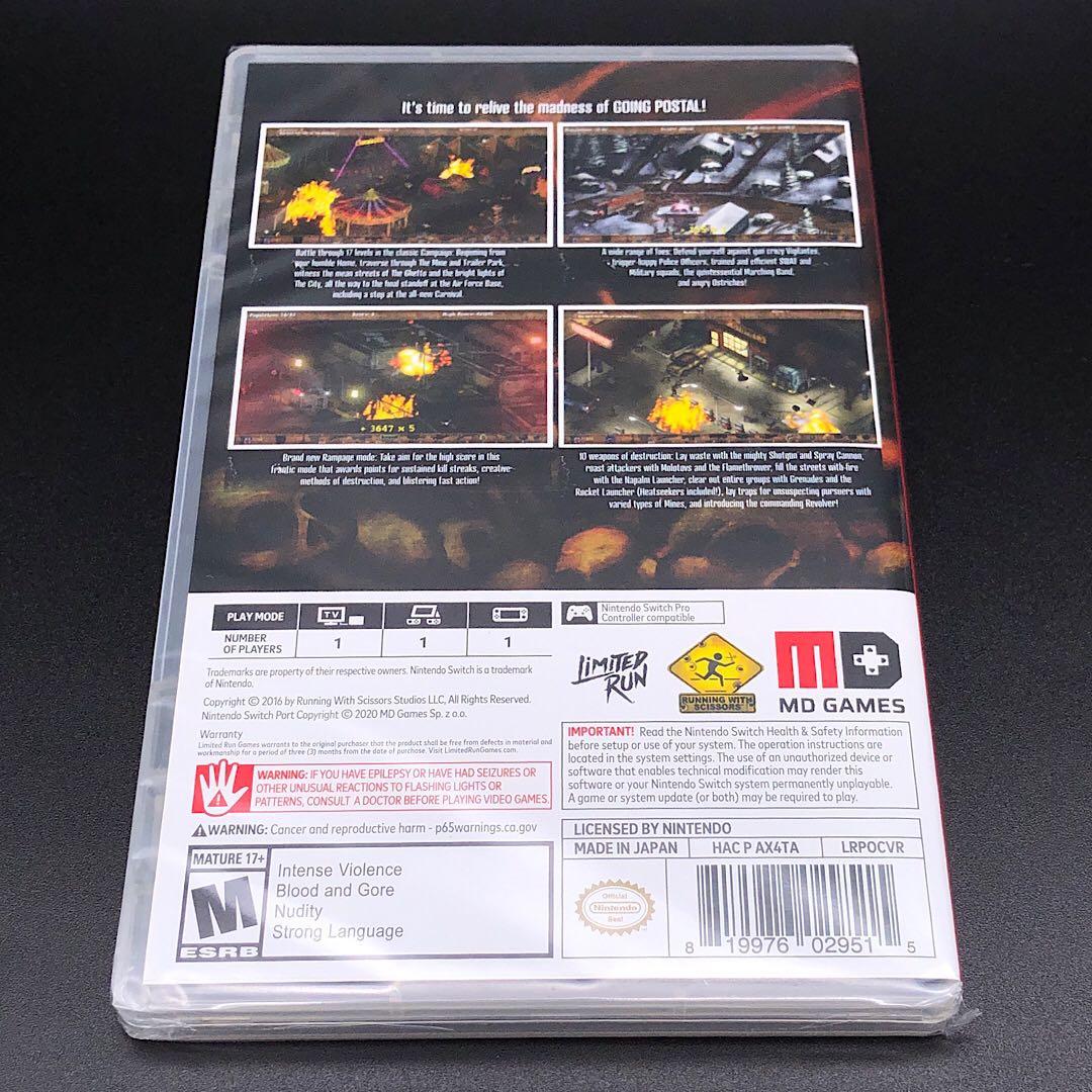 POSTAL Redux ポスタル リダックス 北米版 switch スイッチ