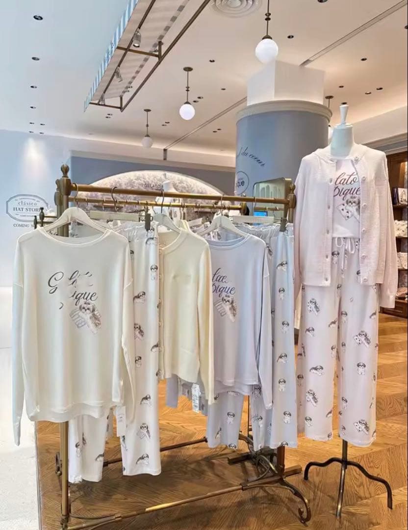 新品！ジェラートピケ⭐︎シーズーピンクルームウェア上下セット