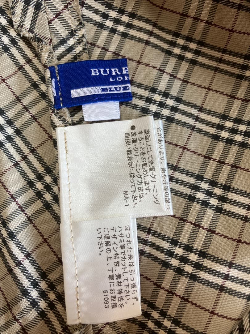 バーバリーブルーレーベル　ブラウスワンピース　38サイズ