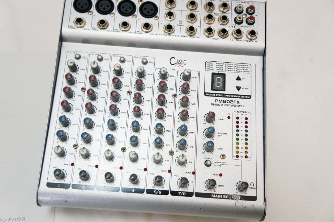 CLASSIC PRO クラシックプロ PM602FX パワードミキサー