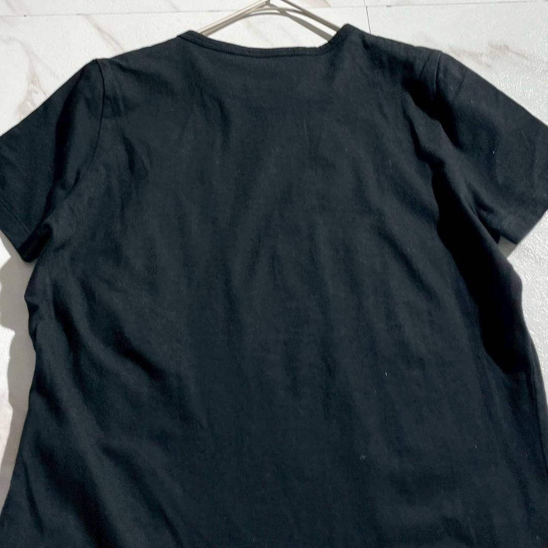 ヴィヴィアンウエストウッド　ミニ　Tシャツ　オーブ刺繍　タイトフィット　 黒