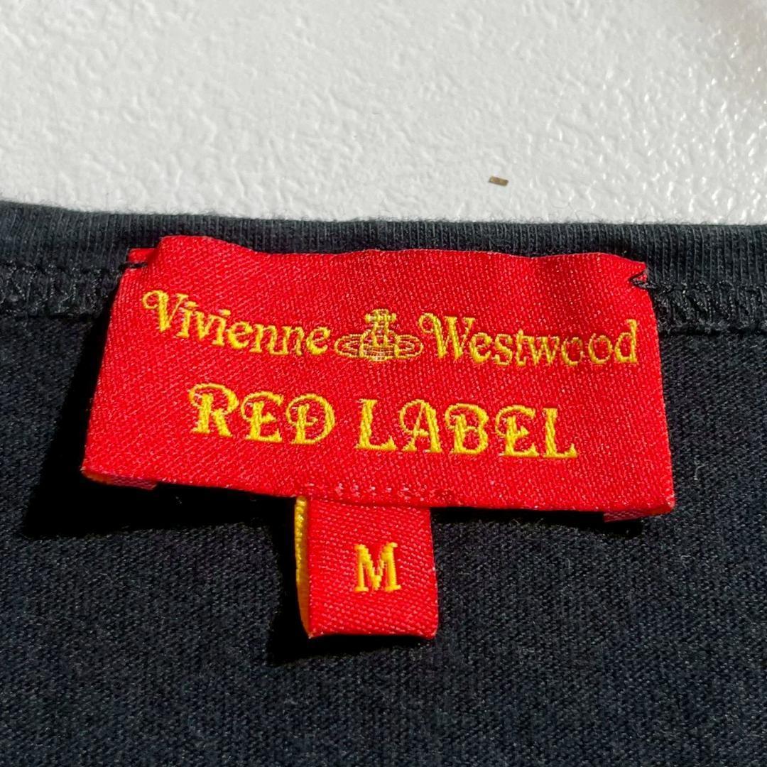 ヴィヴィアンウエストウッド　ミニ　Tシャツ　オーブ刺繍　タイトフィット　 黒