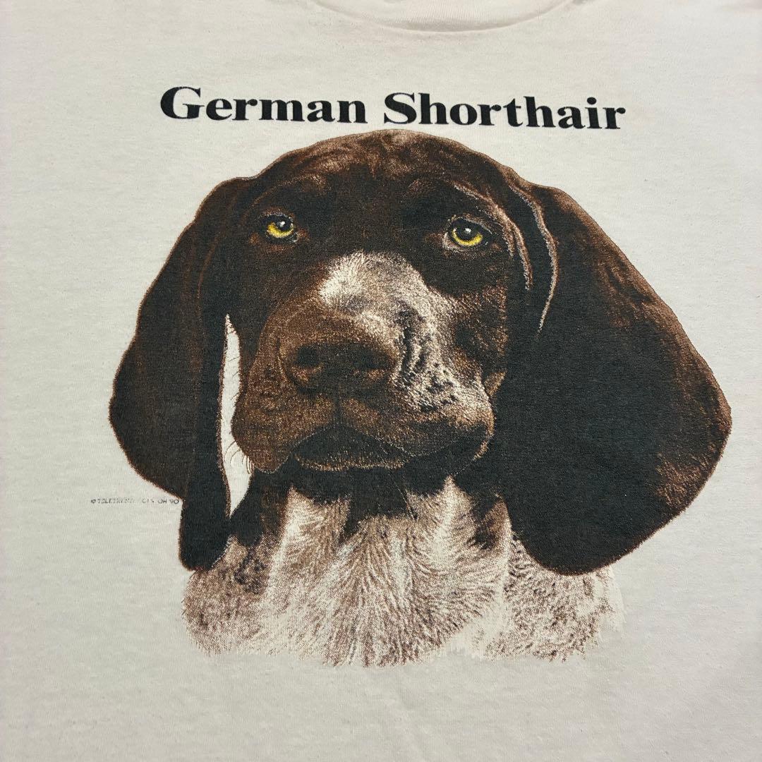 90S USA製 ジャーマンショートヘア ドッグ 犬 Tシャツ 半袖 XL