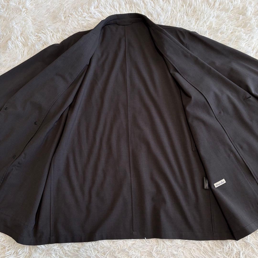 極美品 スティーブンアラン ダブルブレスト ダークグレー XL