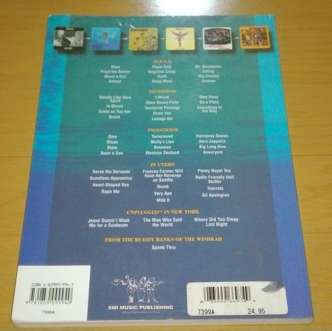 洋書 バンドスコアNirvana ニルヴァーナThe Albums