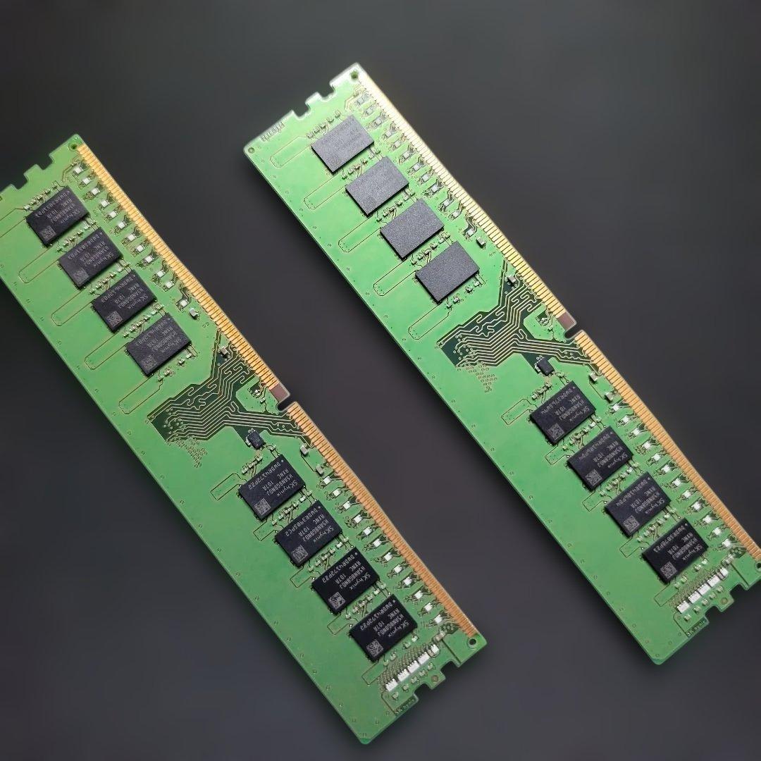 16GB×2 DDR4 3200MHz　32GB