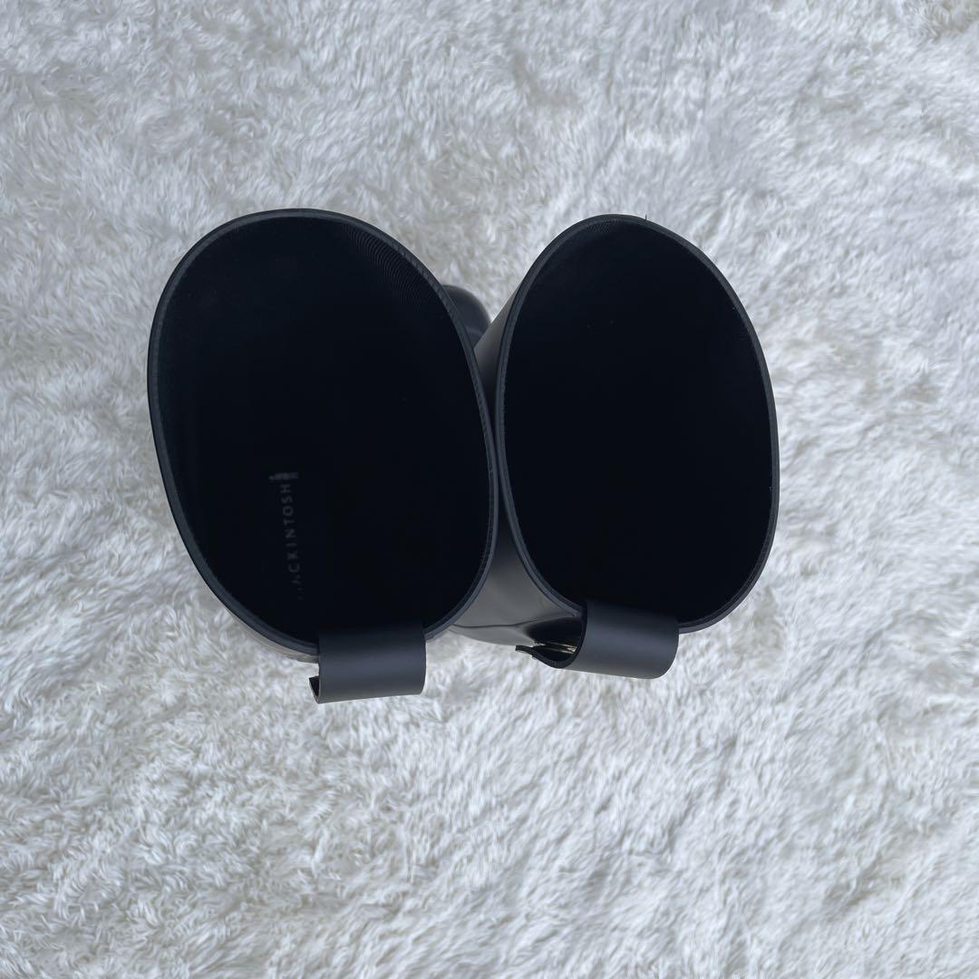 美品✨MACKINTOSH レインブーツ ブラック 長靴 ロングブーツ