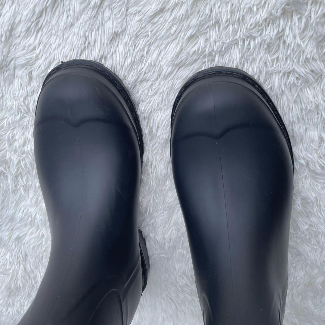 美品✨MACKINTOSH レインブーツ ブラック 長靴 ロングブーツ