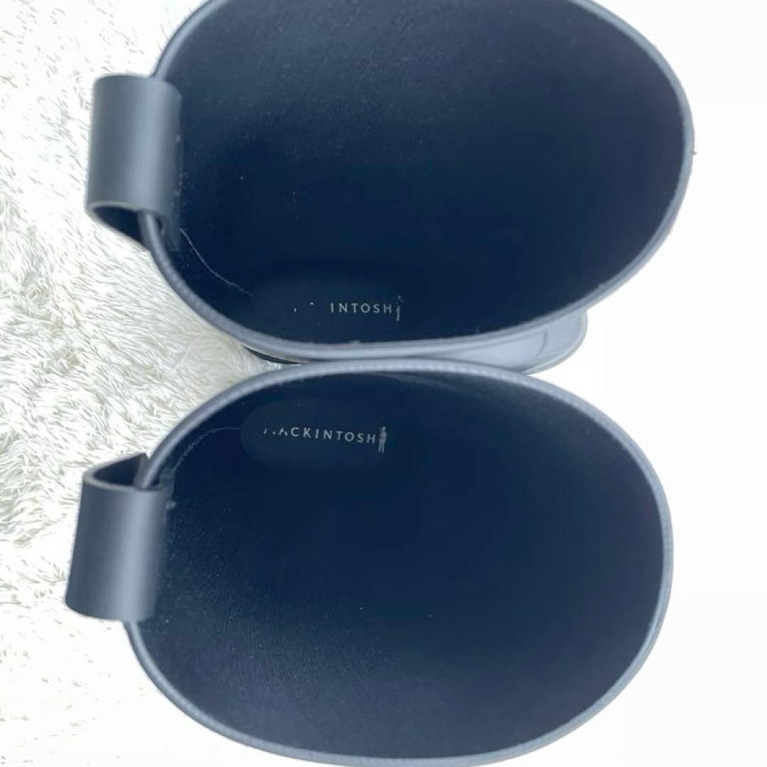 美品✨MACKINTOSH レインブーツ ブラック 長靴 ロングブーツ