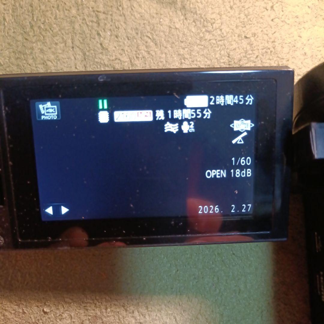 Panasonic HC-VX992M 4K ビデオカメラ ジャンク品