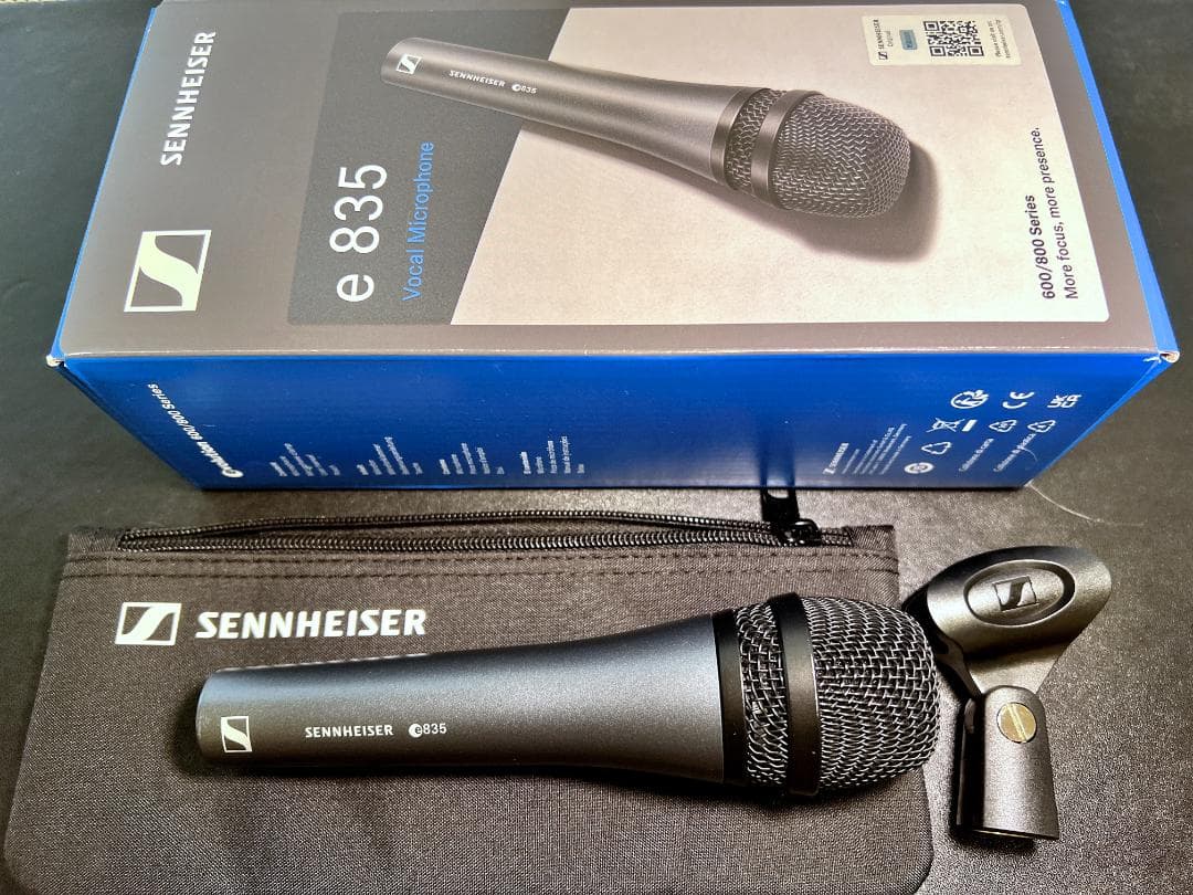 【ほぼ未使用】SENNHEISER E835 ゼンハイザー ダイナミックマイク