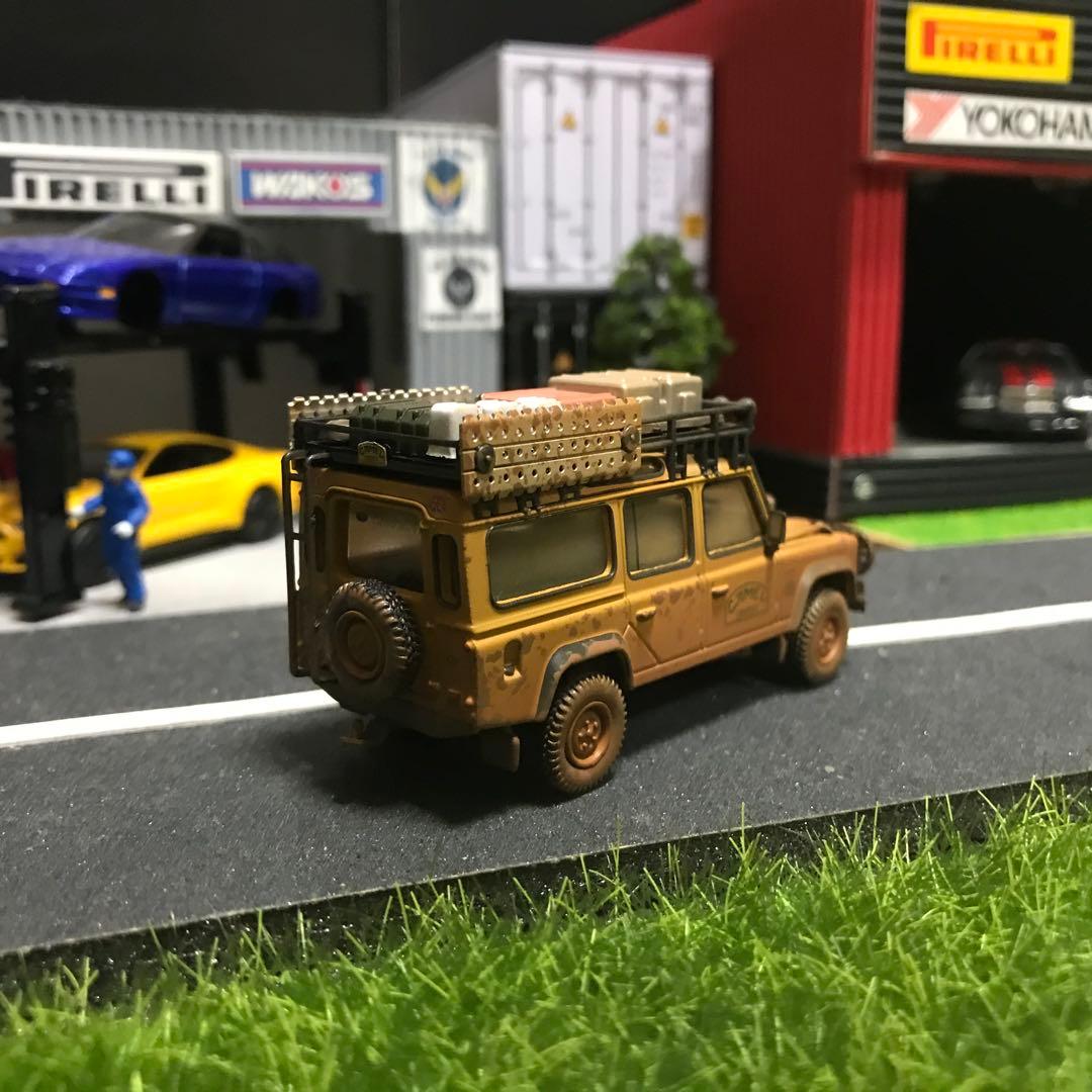 MINI GT 1/64 ランドローバー ディフェンダー キャメル　ウェザリング