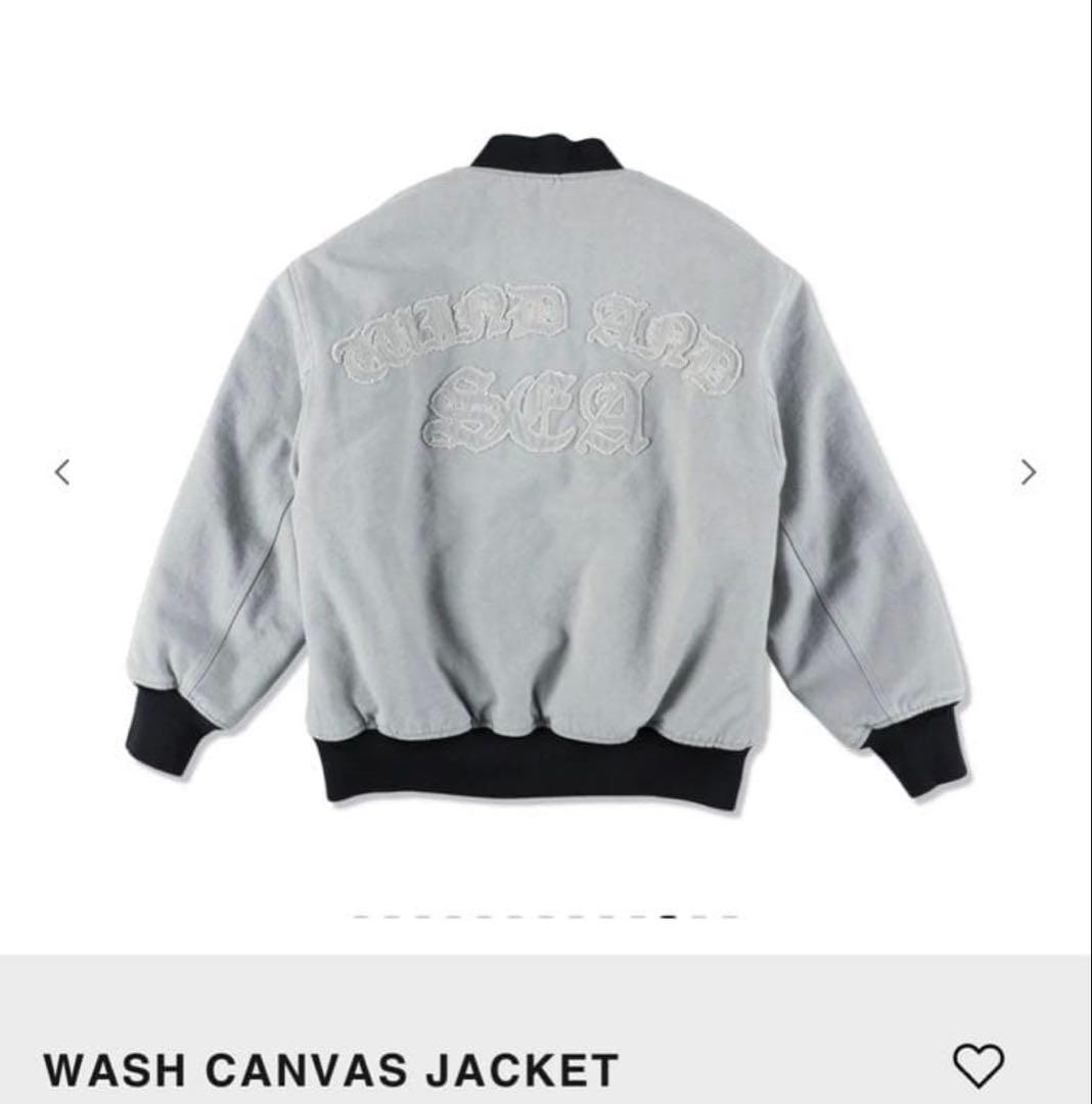 ジャケット・アウター WIND AND SEA WASH CANVAS JACKET GRAY