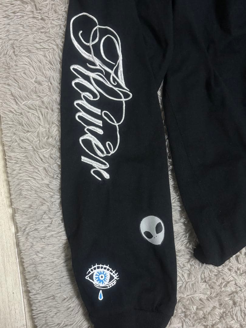 LEXコラボXLARGE ブラック 長袖 ロンT メンズ