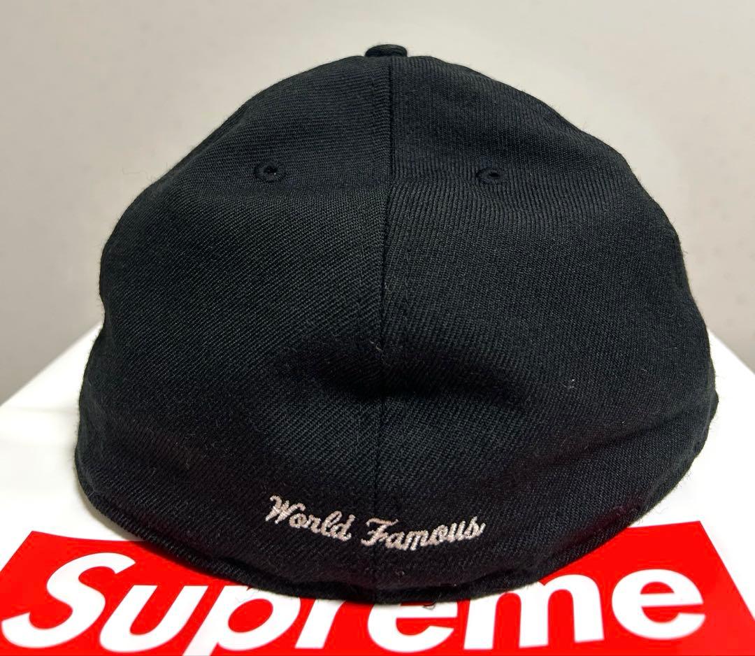 24H以内発送 完売品 激レア 黒 7 1/2 Box Logo New Era