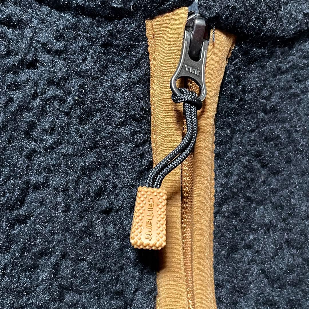 し*め様 Carhartt カーハート ボア フリースベスト ジップアップ L