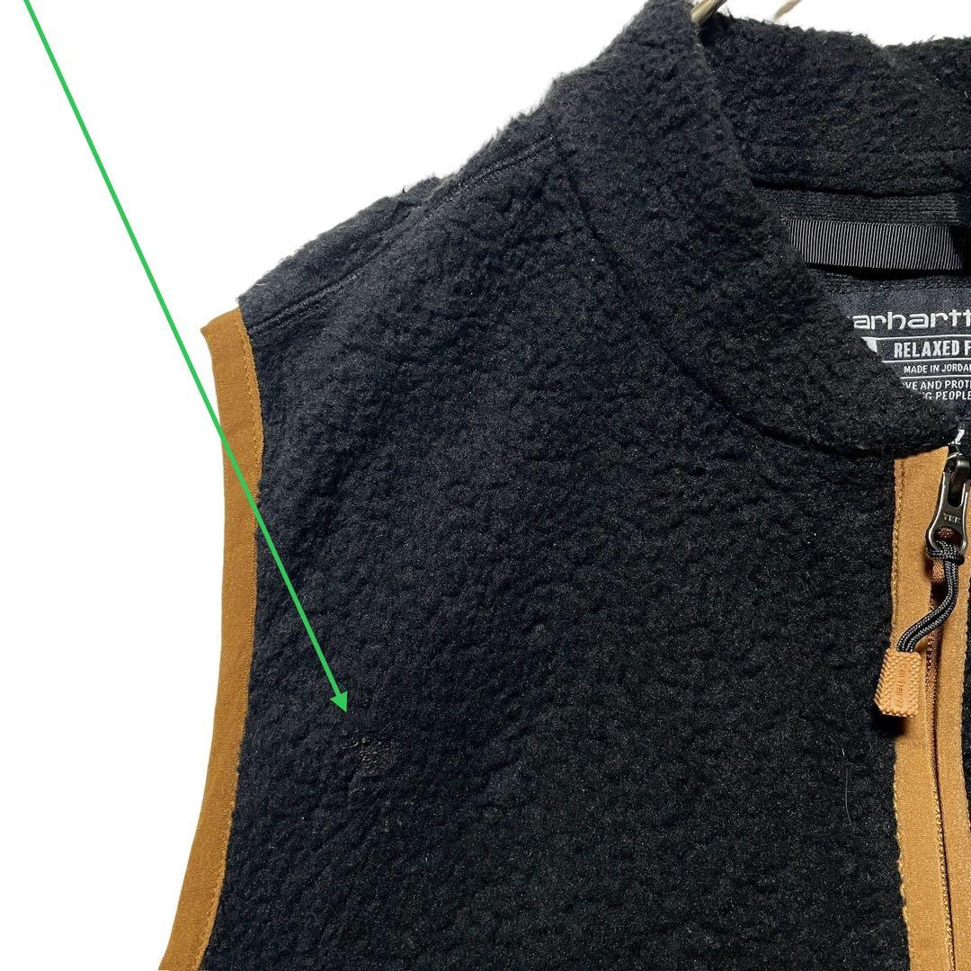 し*め様 Carhartt カーハート ボア フリースベスト ジップアップ L