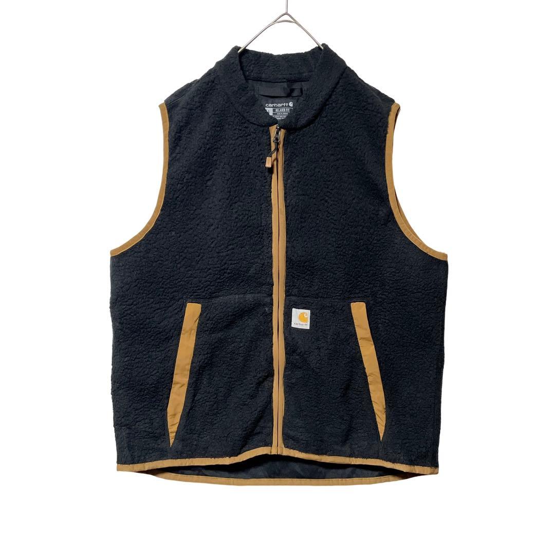 し*め様 Carhartt カーハート ボア フリースベスト ジップアップ L