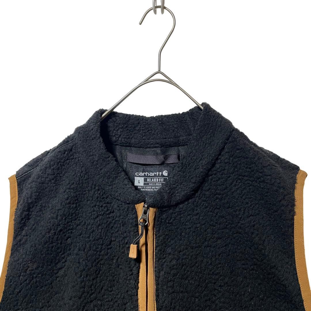し*め様 Carhartt カーハート ボア フリースベスト ジップアップ L