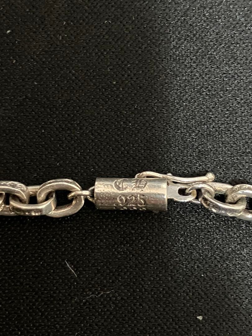 け*た様 【修理品】クロムハーツ ペーパーチェーン シルバー925 14K