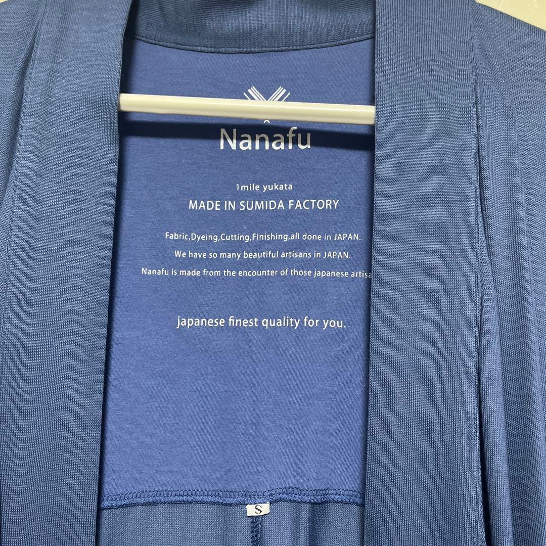 ルームウェア・パジャマ nanafu premium yukata blue