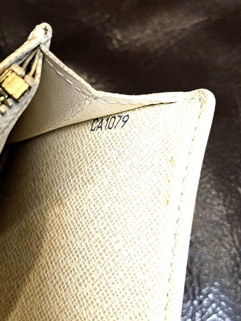 【LOUIS VUITTON 】ダミエ アズール アレクサンドラ 三つ折り財布