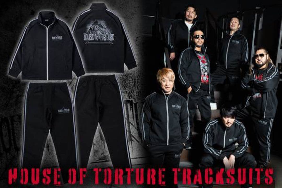 新日本プロレス　houseoftorture ジャージ 上下セット HOT
